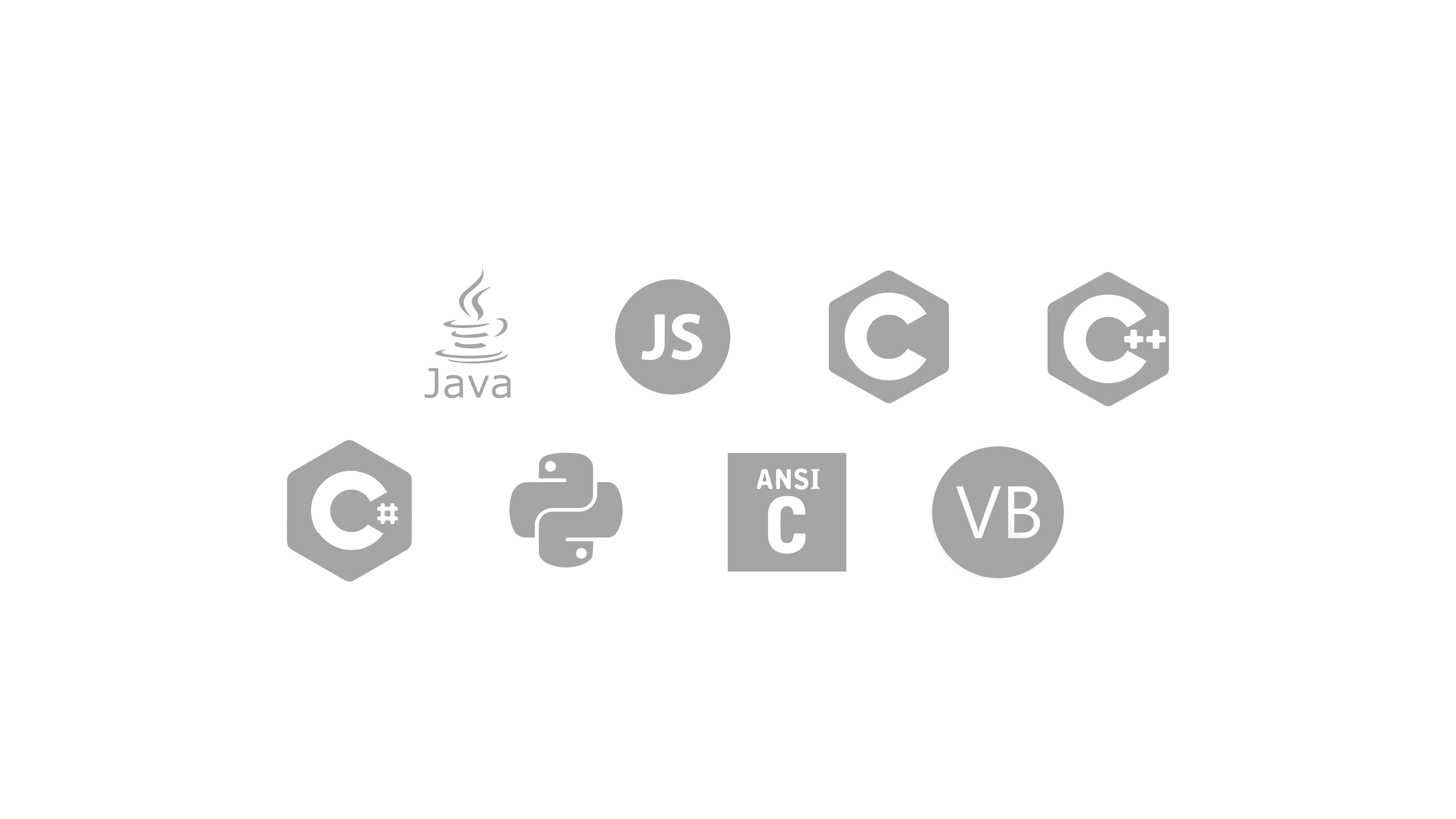 Logos de los lenguajes de programación que domina Pragma
